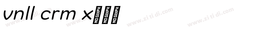 vanilla cream ox字体转换